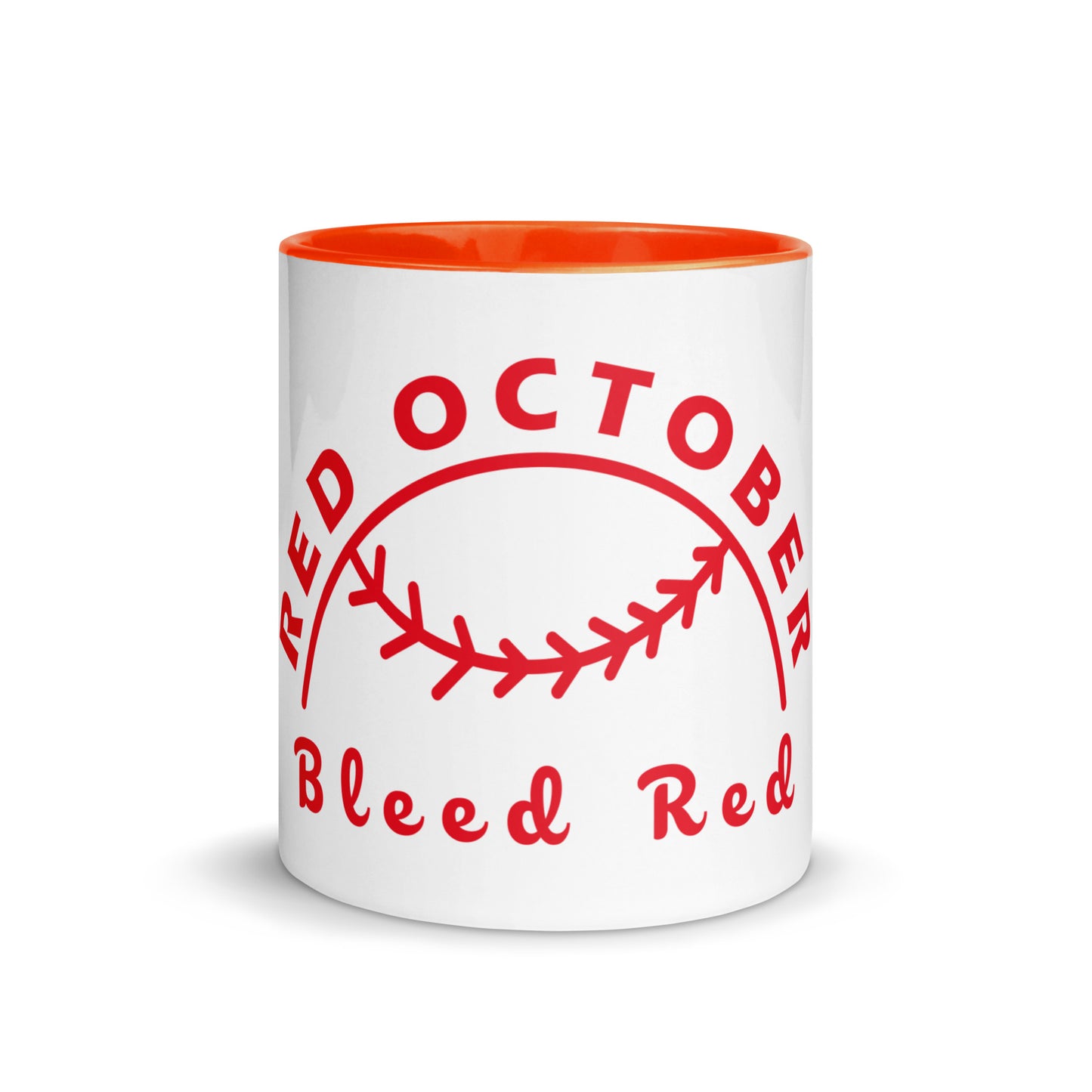 Red October Bleed Red Mug with Color Inside