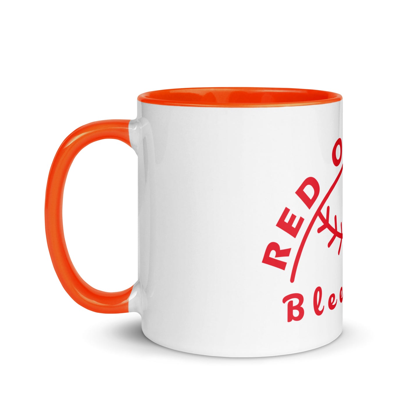 Red October Bleed Red Mug with Color Inside