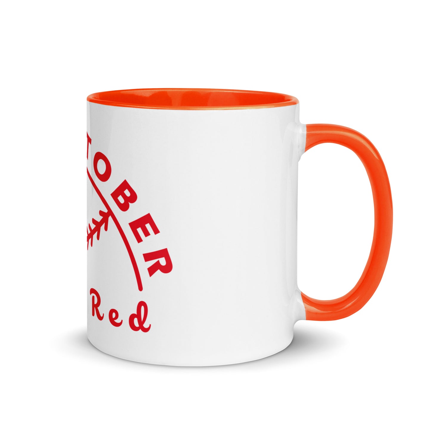 Red October Bleed Red Mug with Color Inside