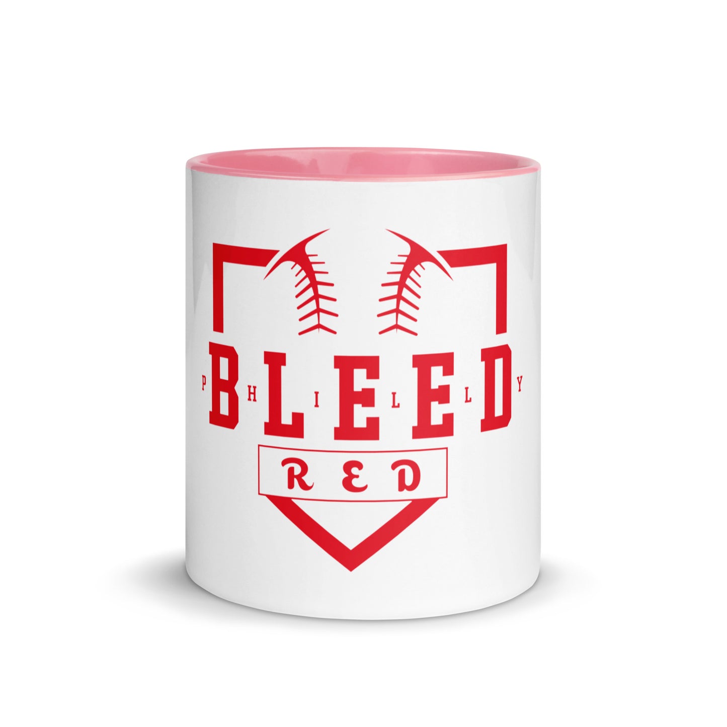 Bleed Red Mug with Color Inside