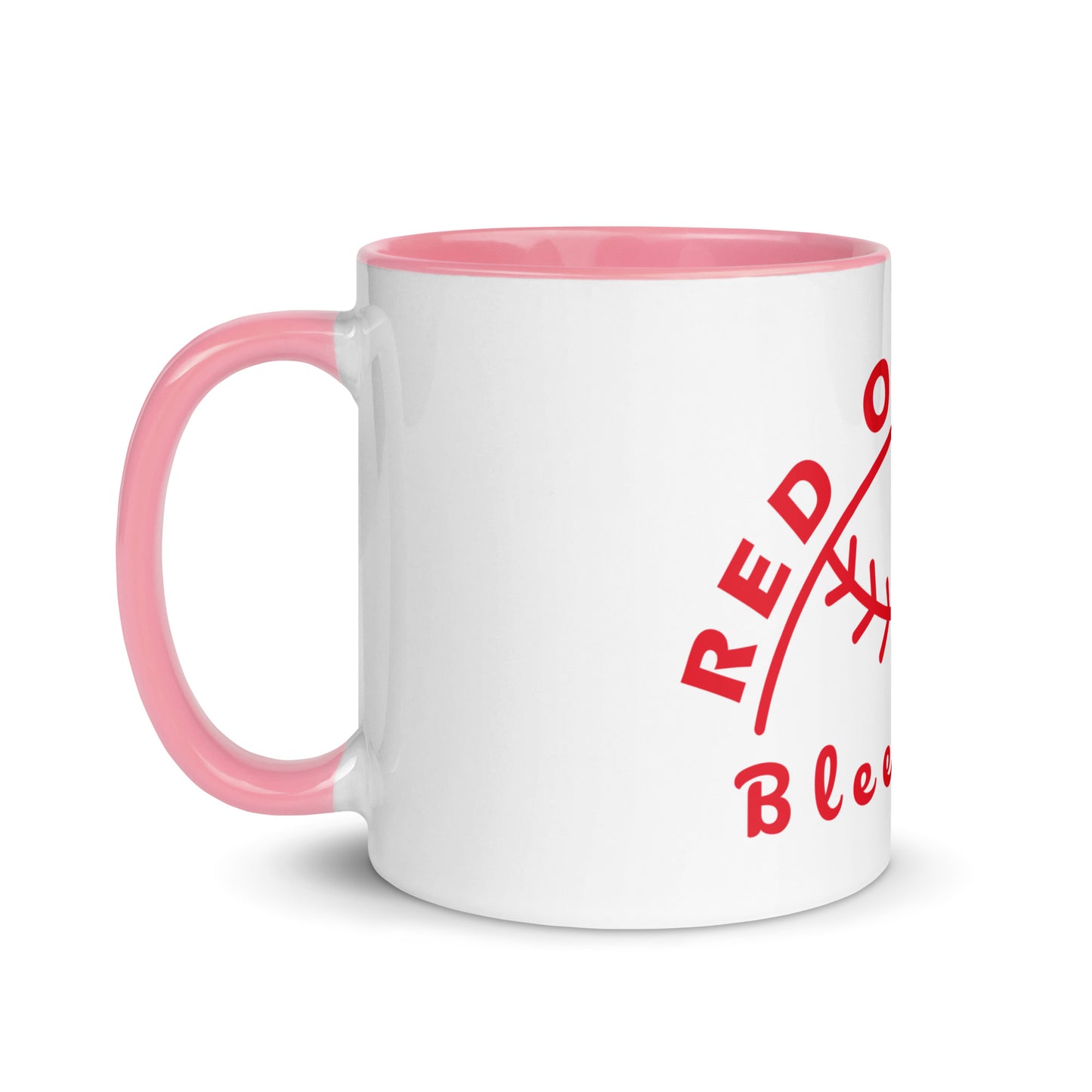 Red October Bleed Red Mug with Color Inside