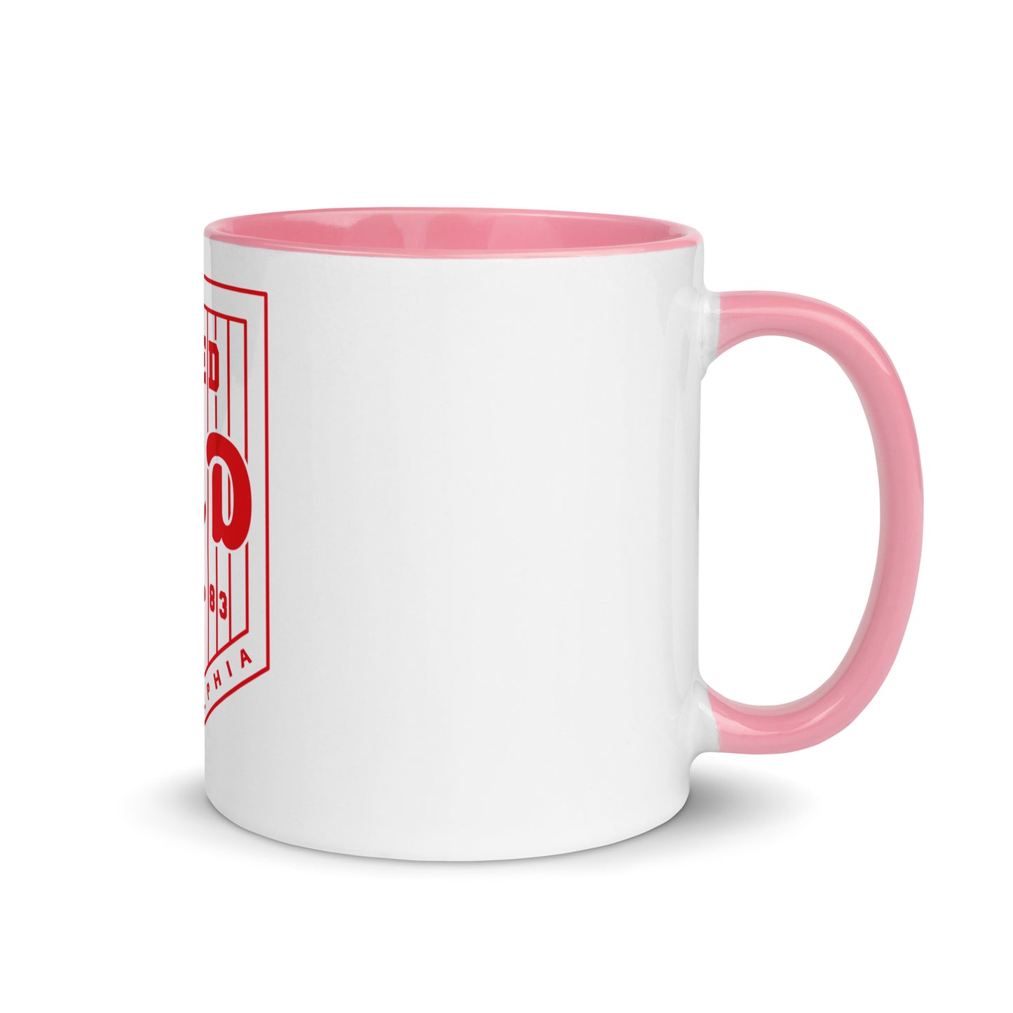 Bleed Red Mug with Color Inside