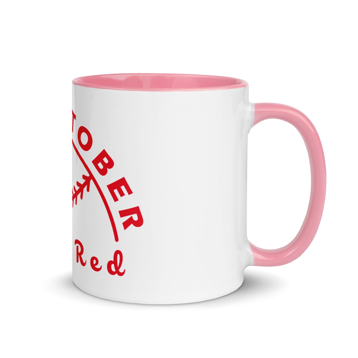 Red October Bleed Red Mug with Color Inside