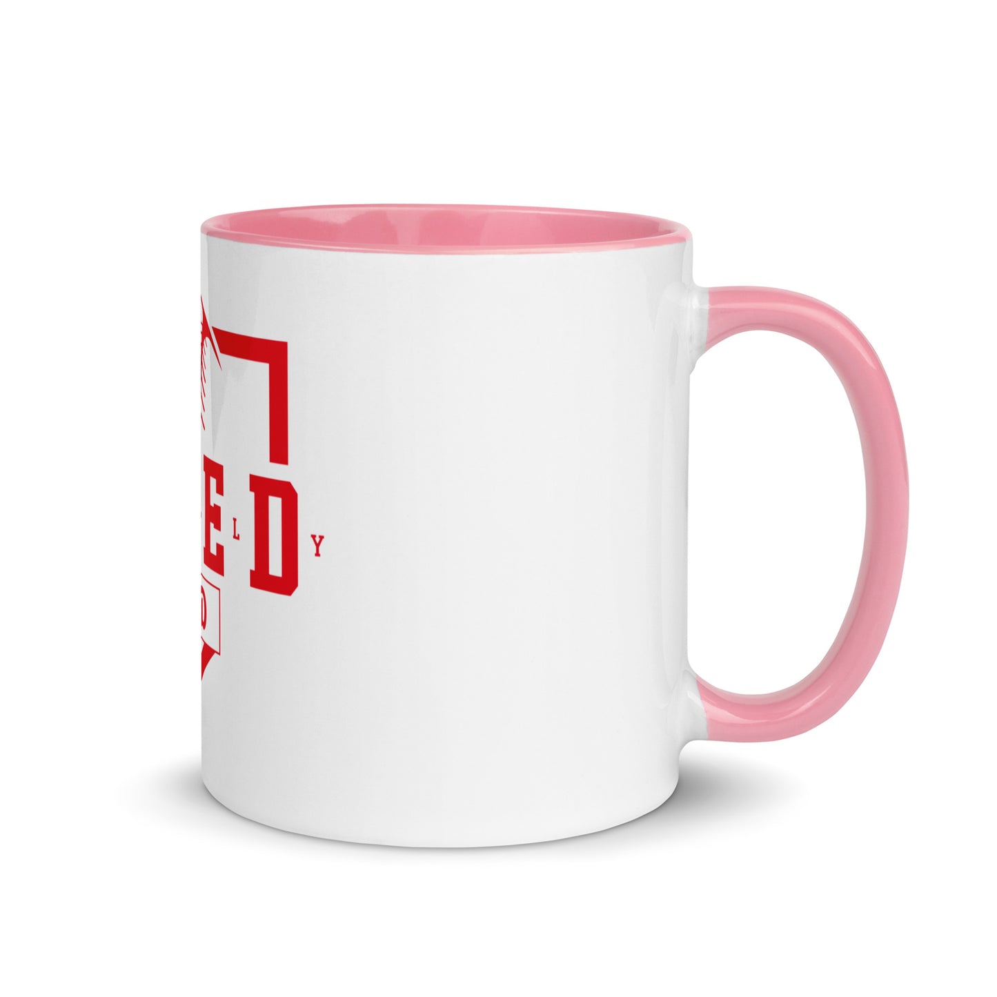 Bleed Red Mug with Color Inside