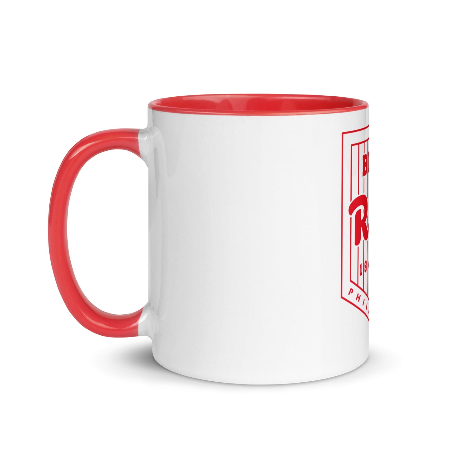 Bleed Red Mug with Color Inside