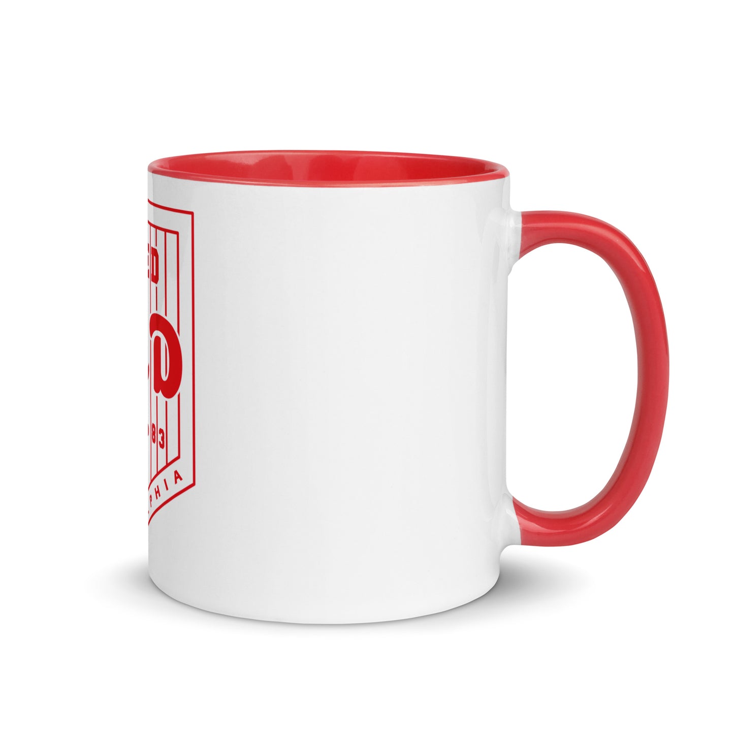 Bleed Red Mug with Color Inside