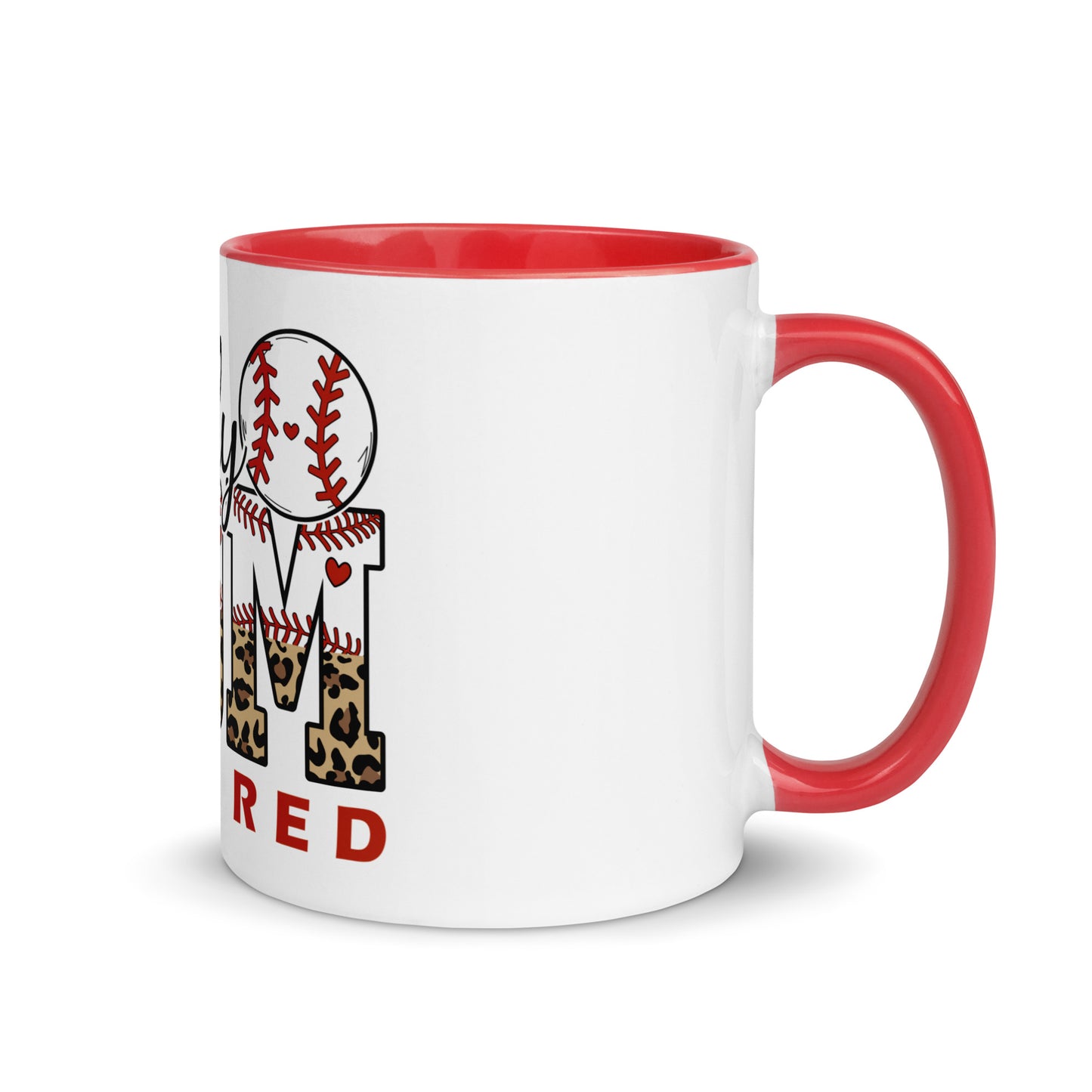 Philly Mom Bleed Red Mug with Color Inside