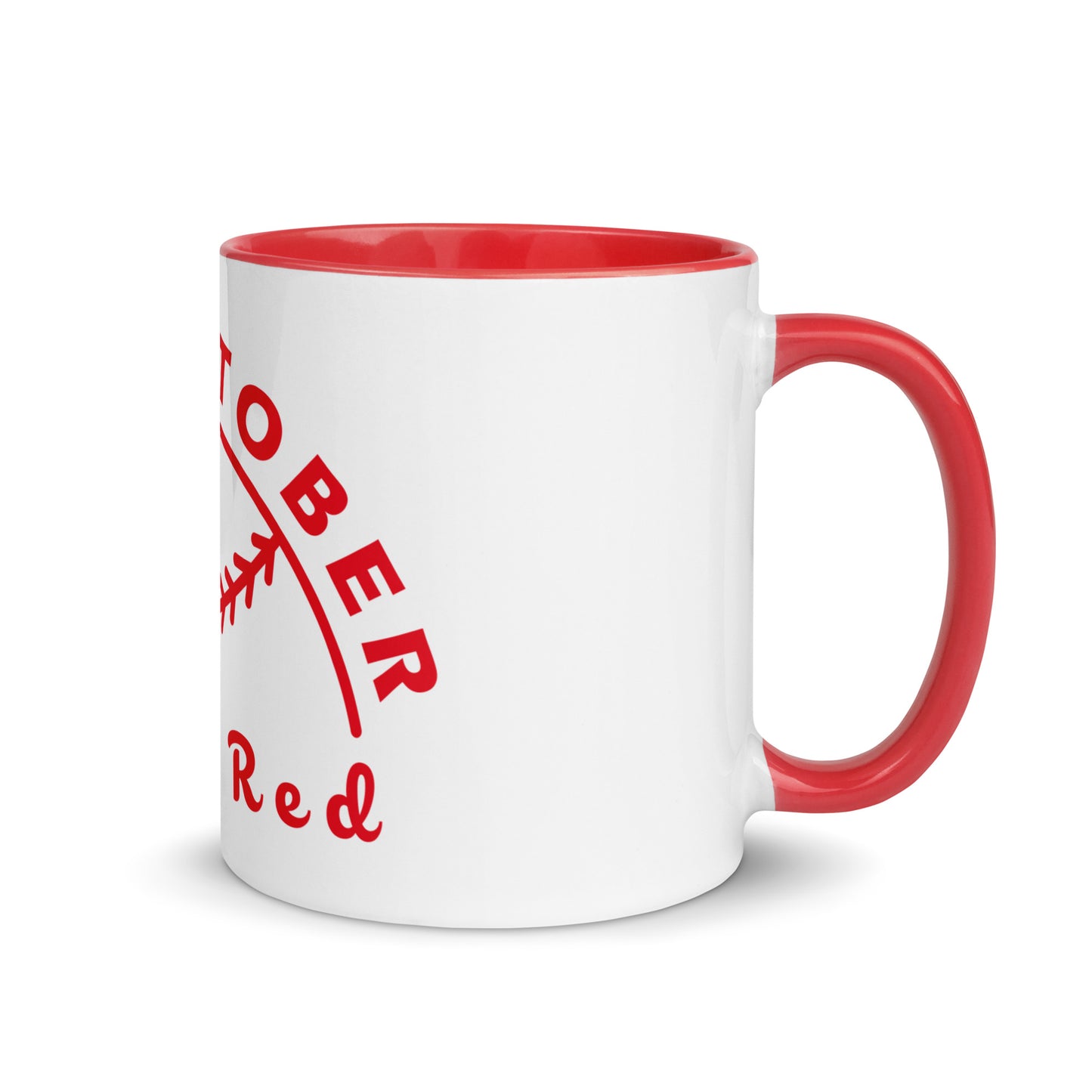 Red October Bleed Red Mug with Color Inside