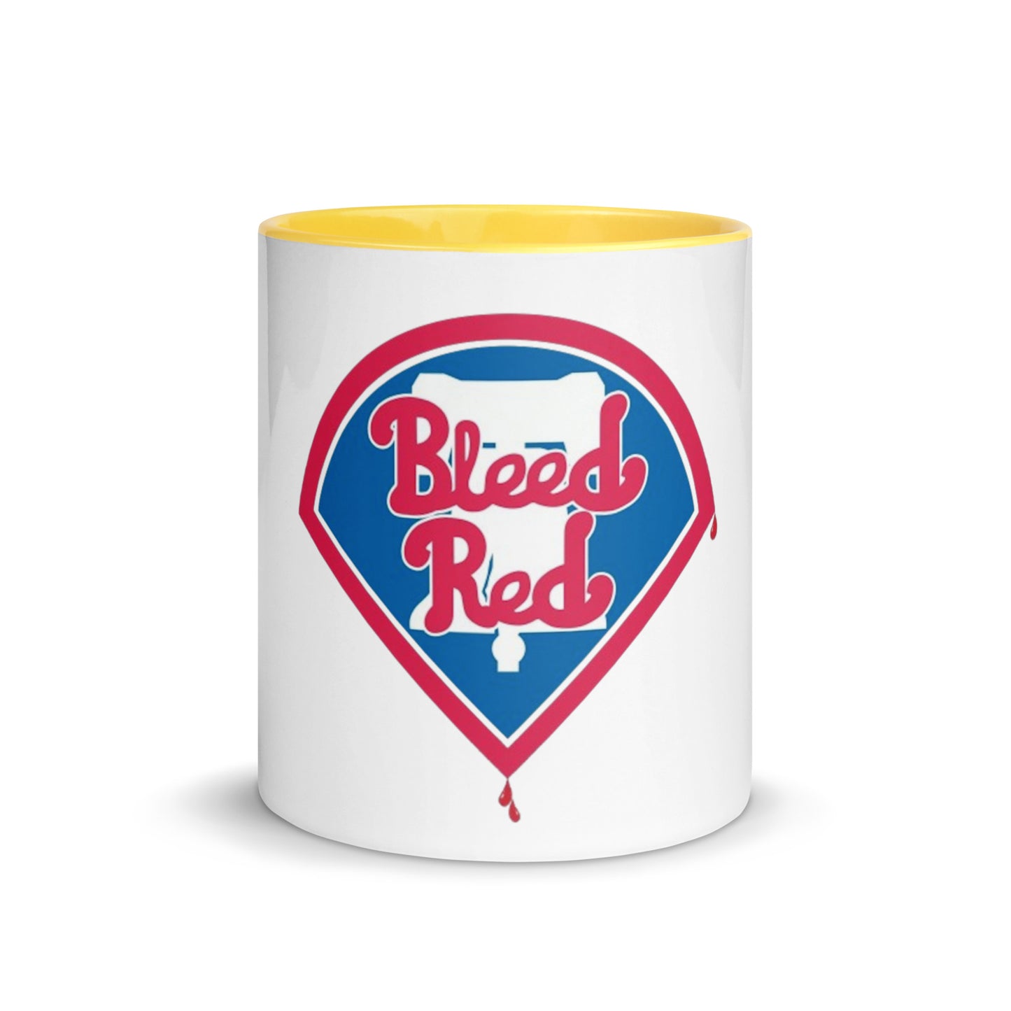 Bleed Red Mug with Color Inside