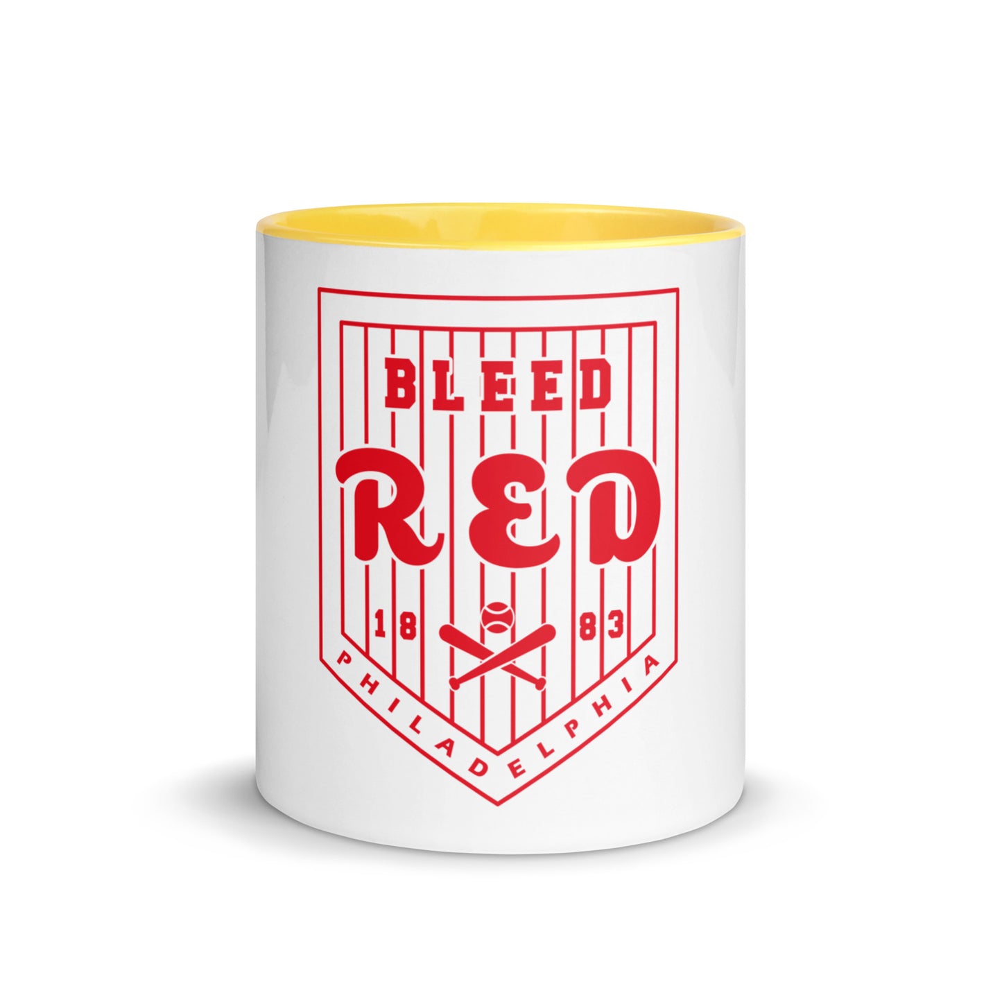 Bleed Red Mug with Color Inside