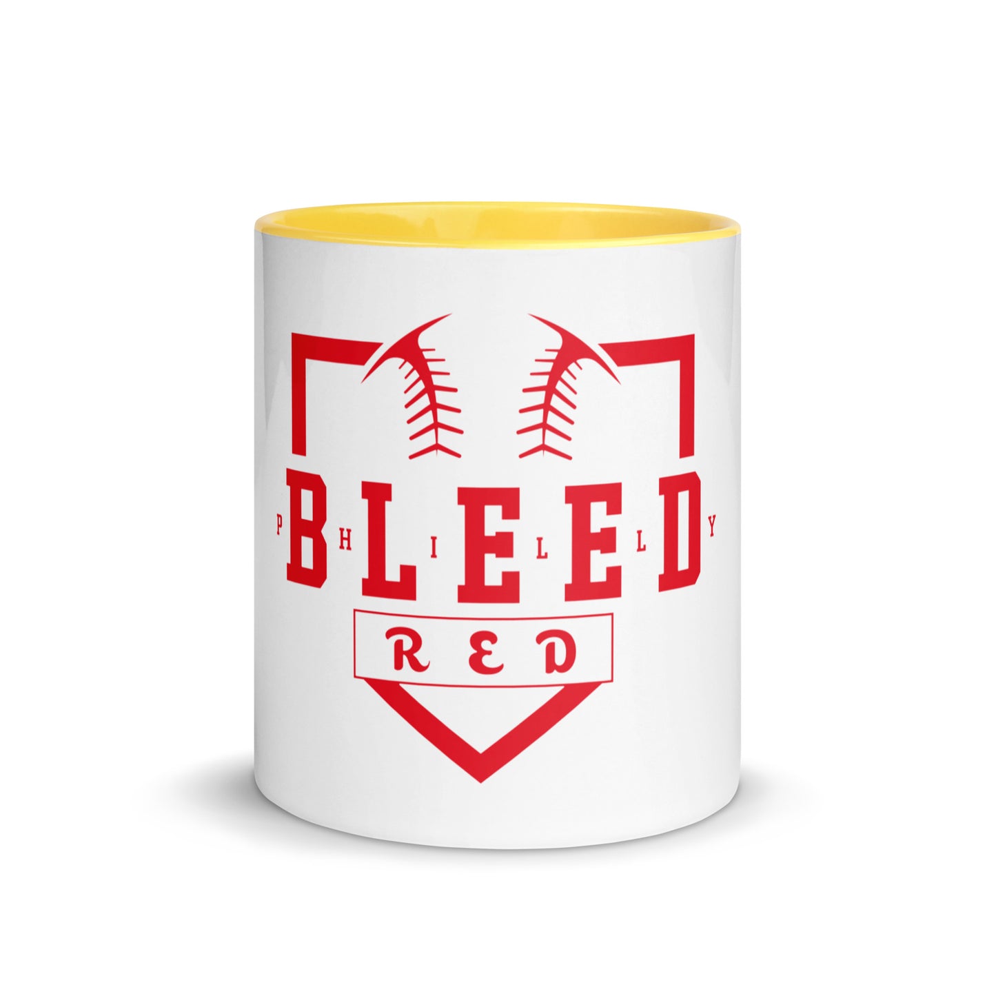 Bleed Red Mug with Color Inside