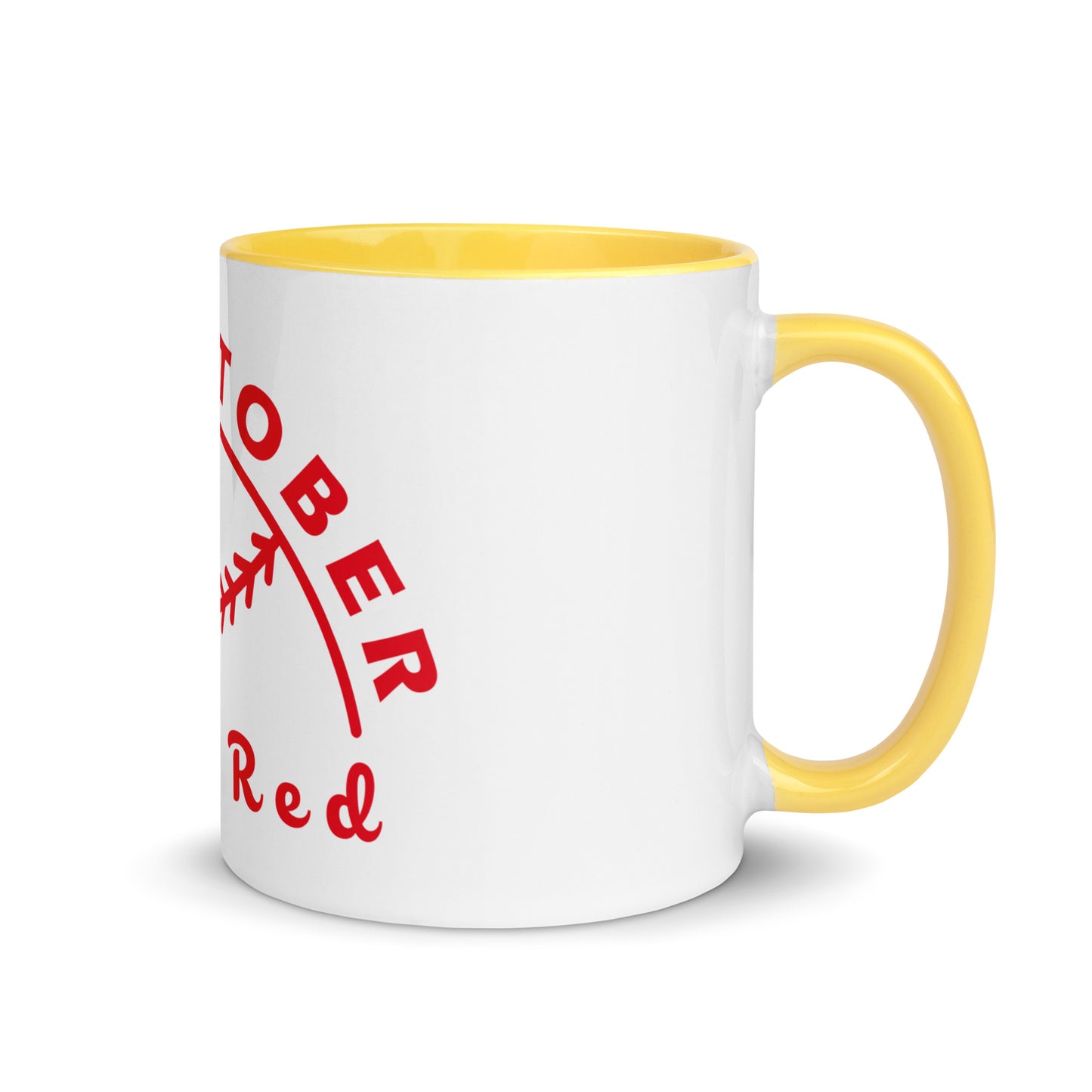 Red October Bleed Red Mug with Color Inside