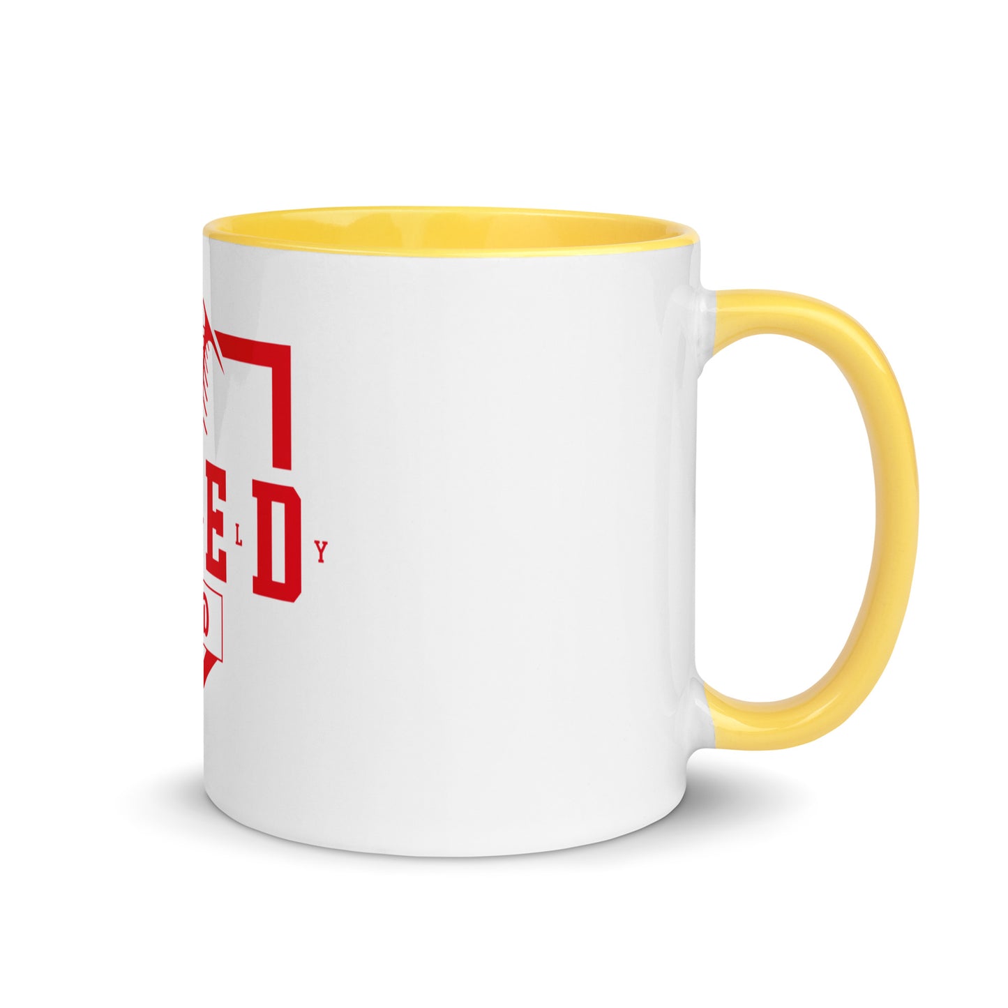 Bleed Red Mug with Color Inside