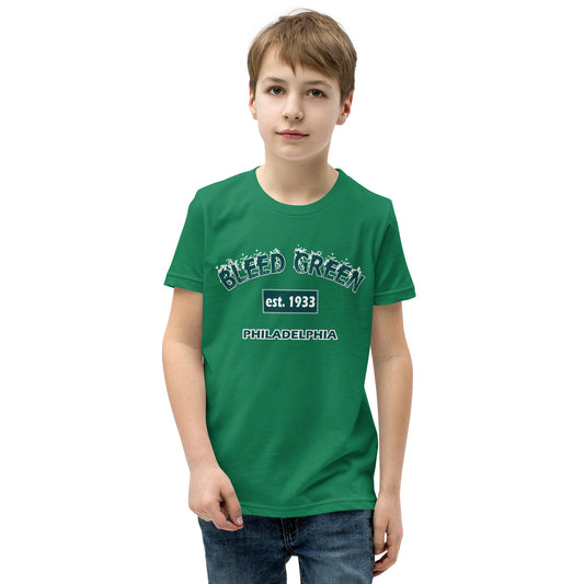 Bleed Green Est. 1933 Youth Short Sleeve T-Shirt