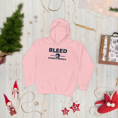 Bleed Houston Football Kids Hoodie