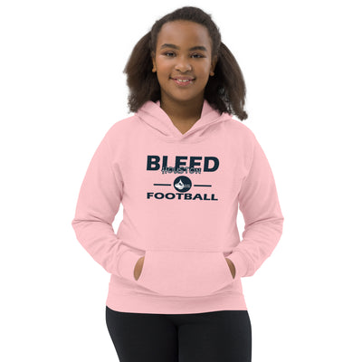 Bleed Houston Football Kids Hoodie