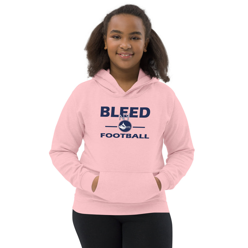 Bleed NY Football Kids Hoodie