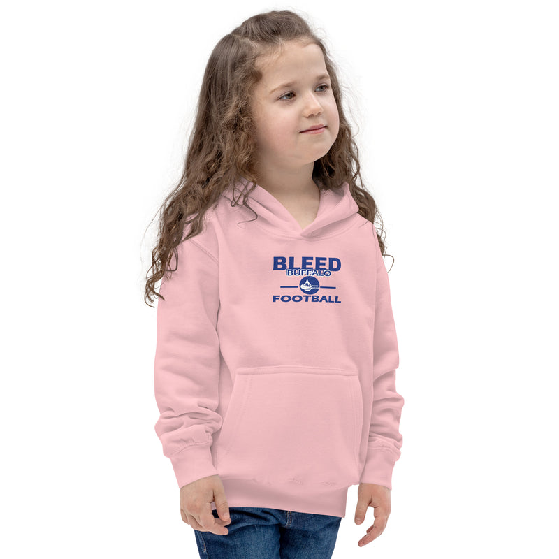Bleed Buffalo Football Kids Hoodie