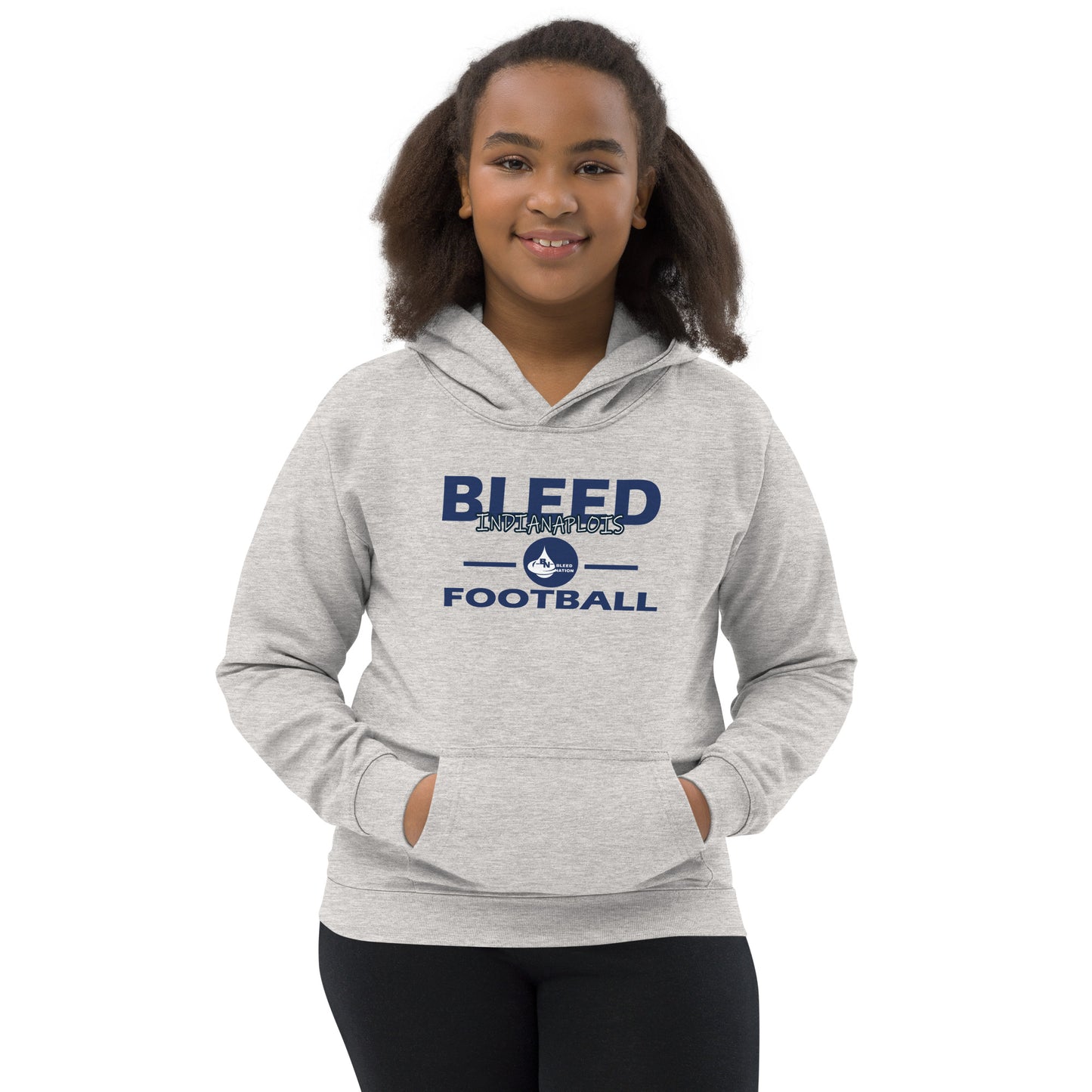 Bleed Indianaplois Football Kids Hoodie