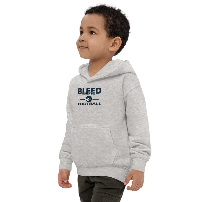 Bleed Houston Football Kids Hoodie