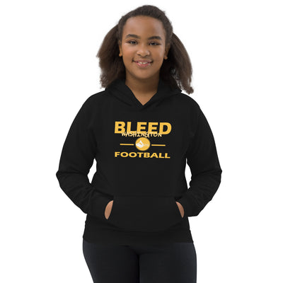 Bleed Washington Football Kids Hoodie