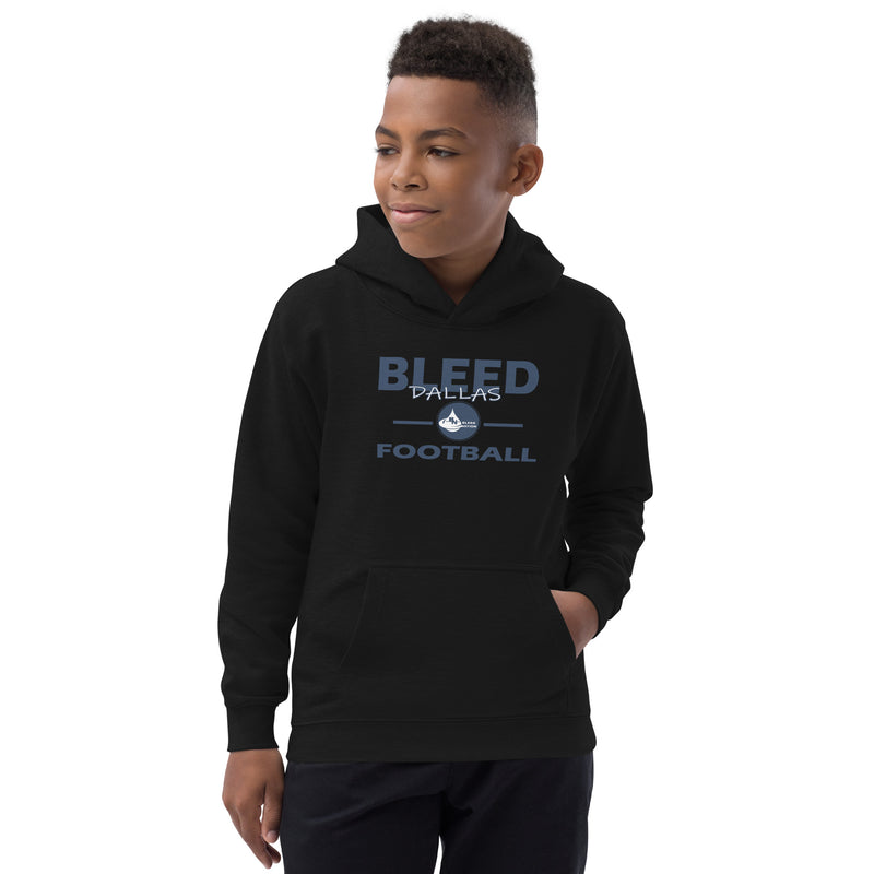 Bleed Dallas Football Kids Hoodie
