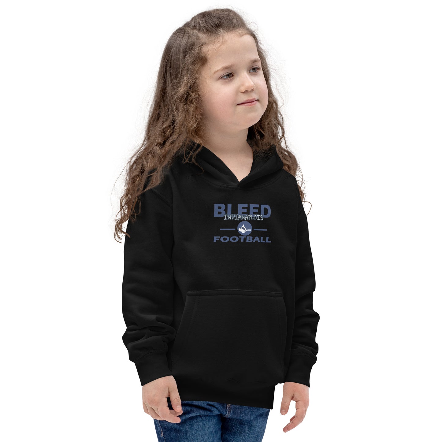 Bleed Indianaplois Football Kids Hoodie