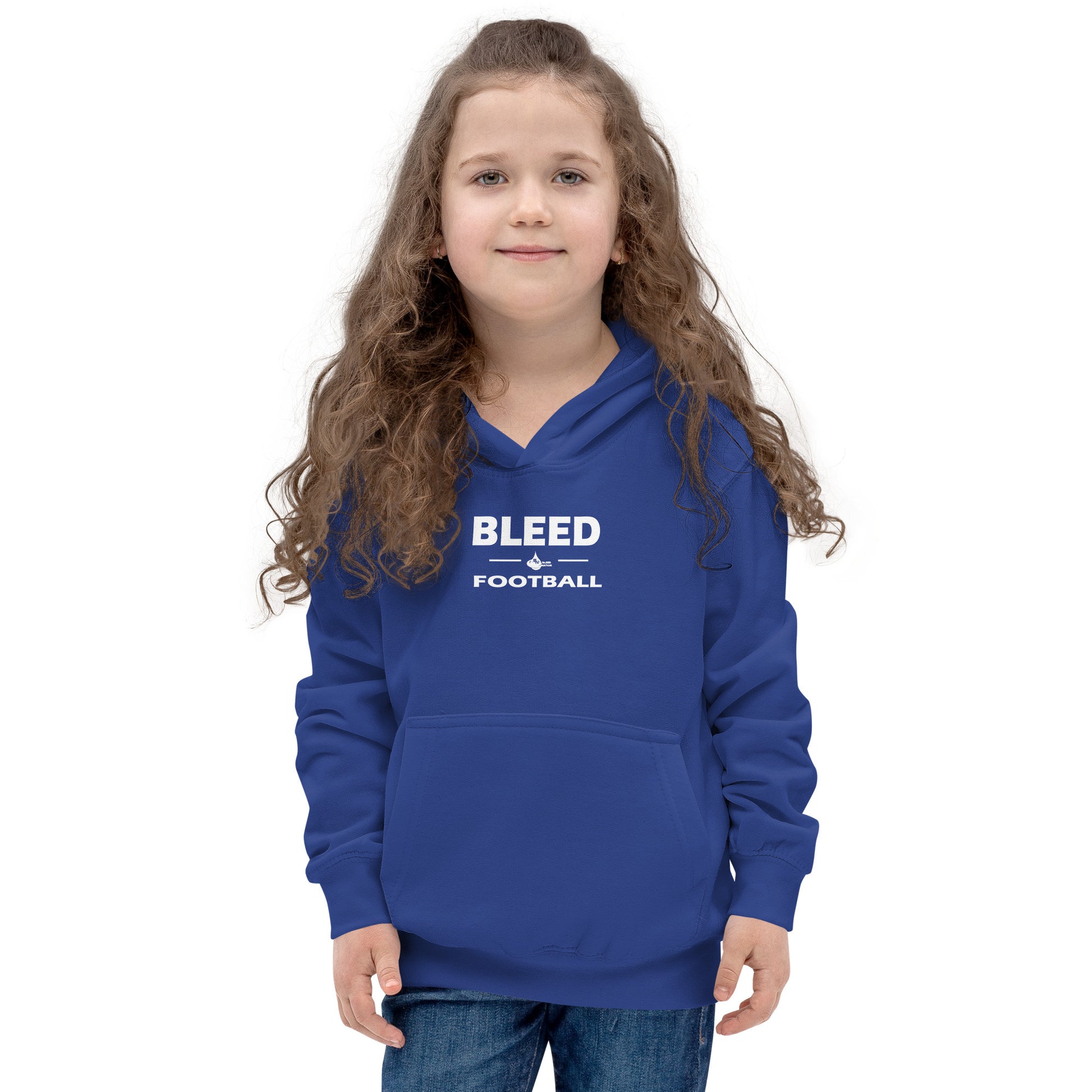 Bleed Football Youth Printed Hoodie - Clothing Online