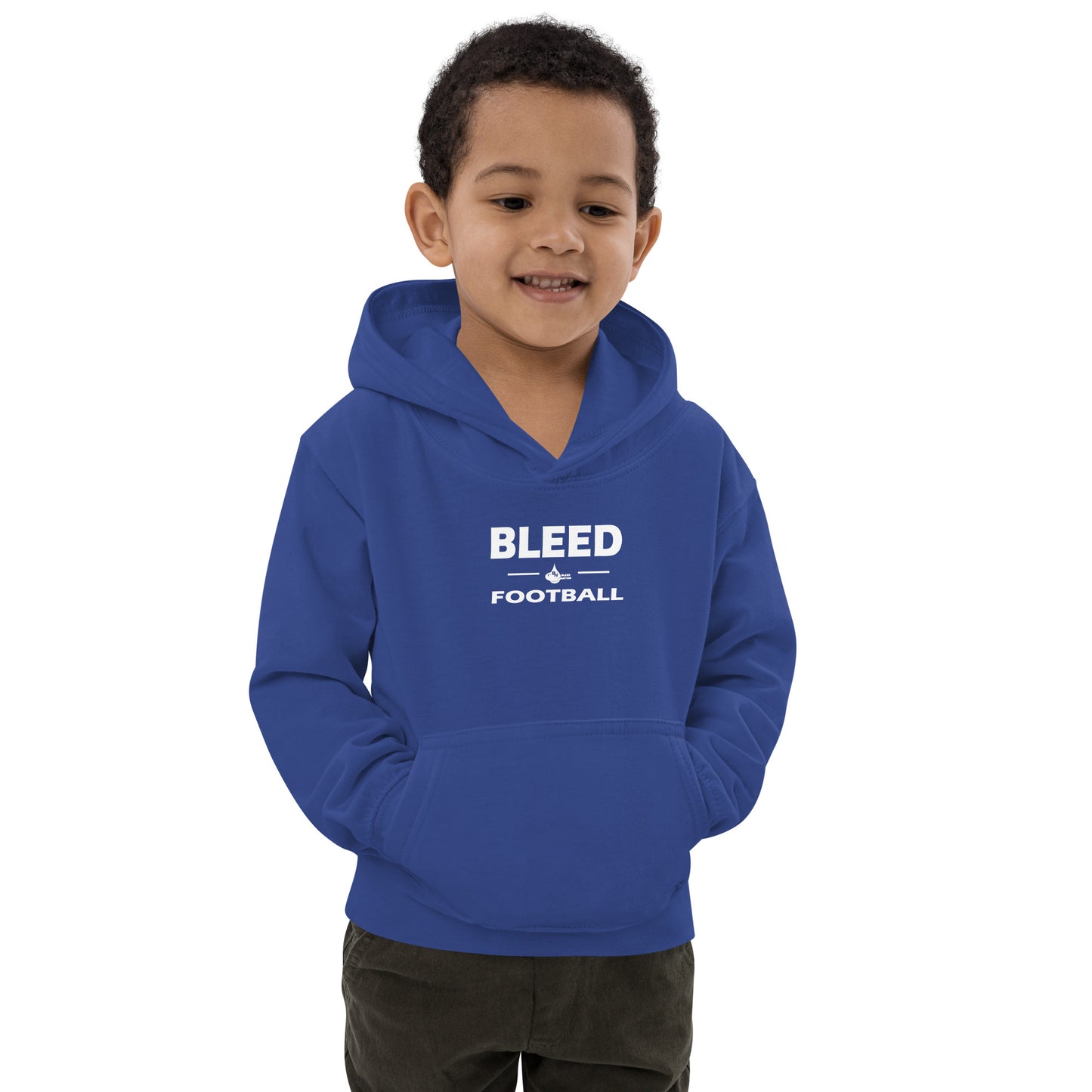 Bleed Football Youth Printed Hoodie - Clothing Online