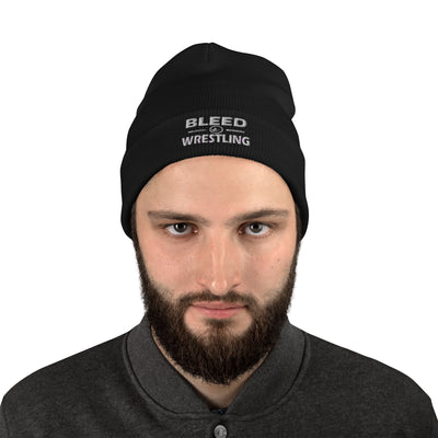 Bleed Wrestling Embroidered Beanie