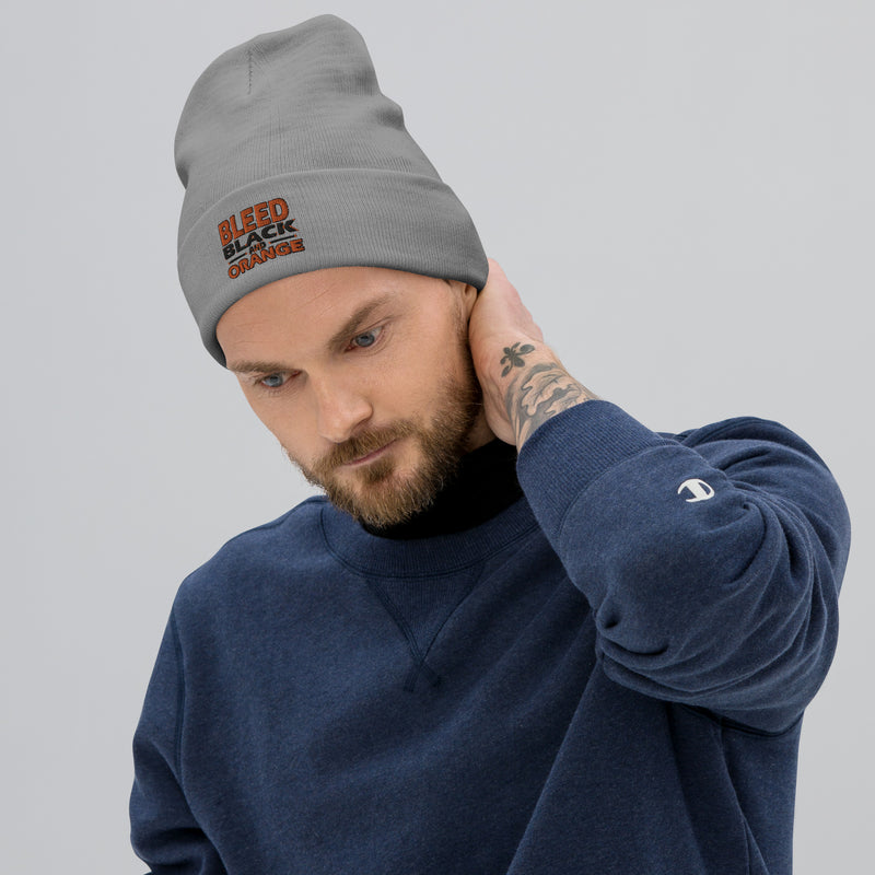 Bleed Hockey Embroidered Beanie