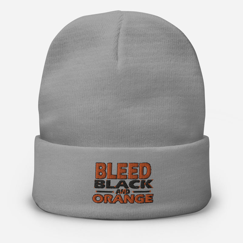 Bleed Hockey Embroidered Beanie