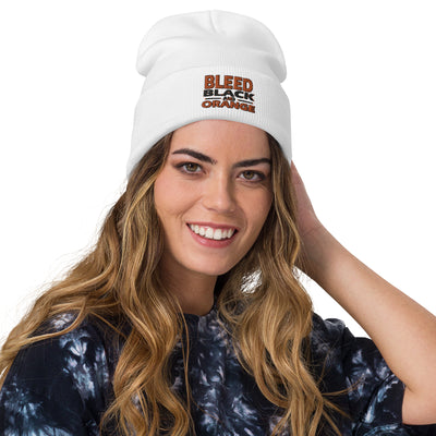 Bleed Hockey Embroidered Beanie