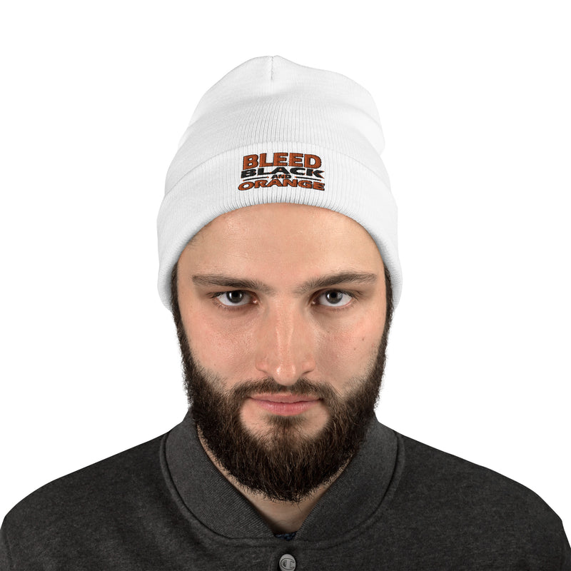 Bleed Hockey Embroidered Beanie