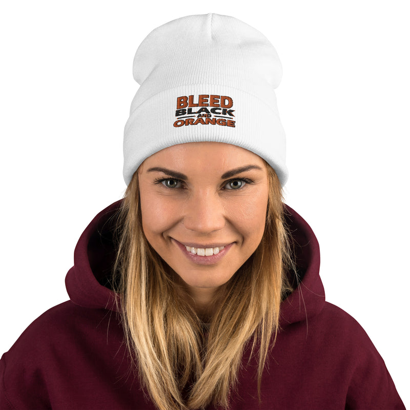 Bleed Hockey Embroidered Beanie