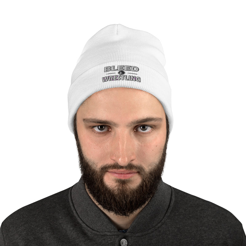 Bleed Wrestling Embroidered Beanie
