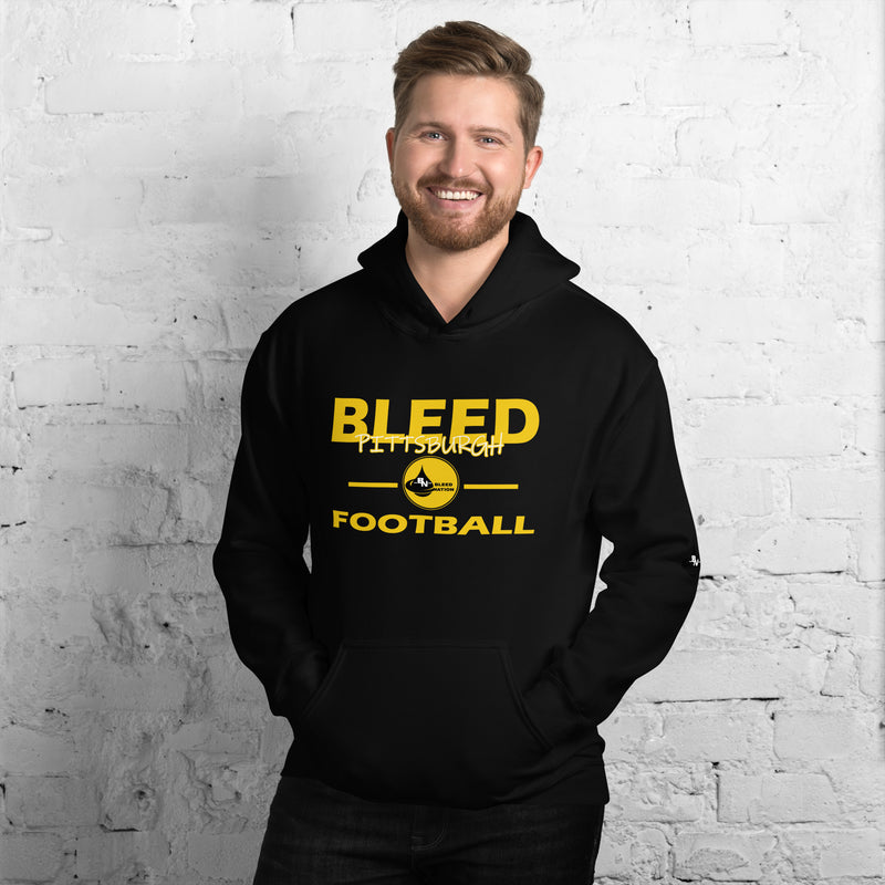 Bleed Pittsburgh Football Unisex Hoodie