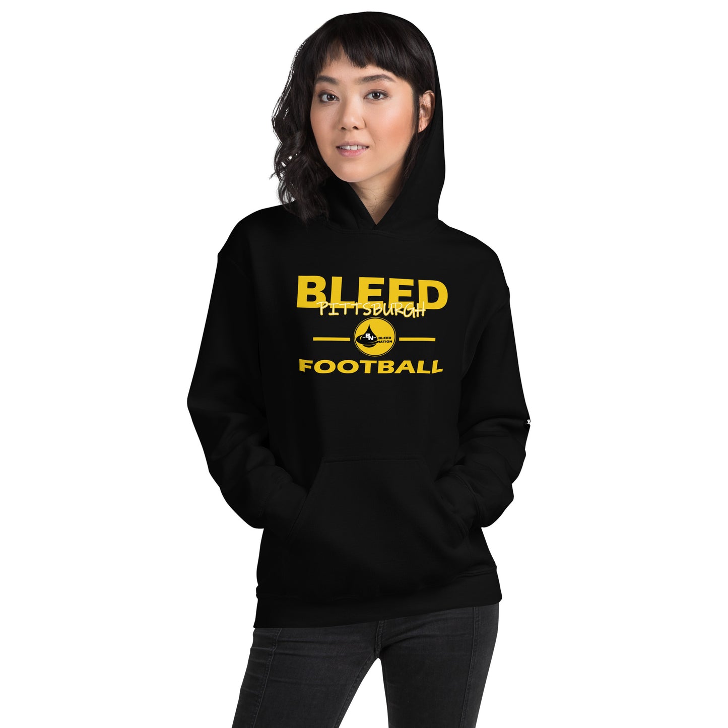 Bleed Pittsburgh Football Unisex Hoodie
