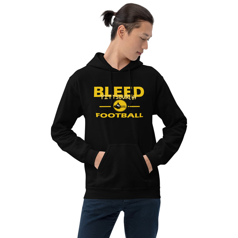 Bleed Pittsburgh Football Unisex Hoodie