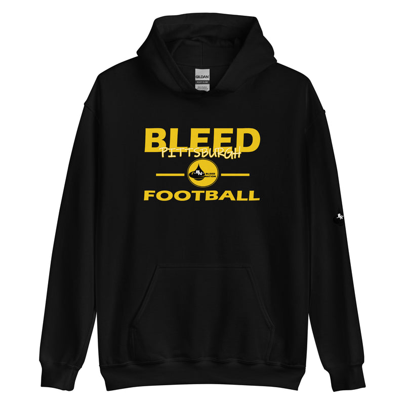 Bleed Pittsburgh Football Unisex Hoodie