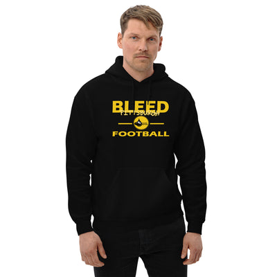 Bleed Pittsburgh Football Unisex Hoodie