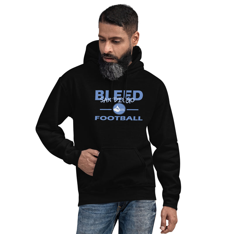 Bleed San Diego Football Unisex Hoodie