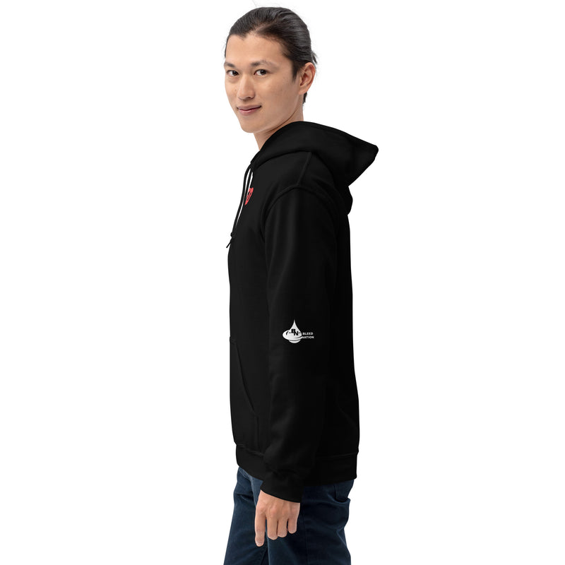 Bleed Skeleton Graffiti Unisex Hoodie