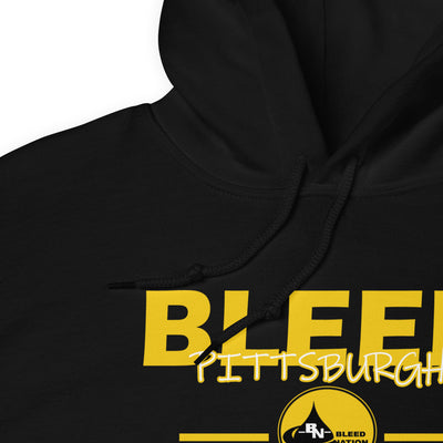 Bleed Pittsburgh Football Unisex Hoodie
