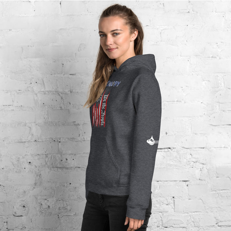 Bleed Ripped Flag Unisex Hoodie