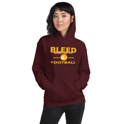 Bleed Washington Football Unisex Hoodie