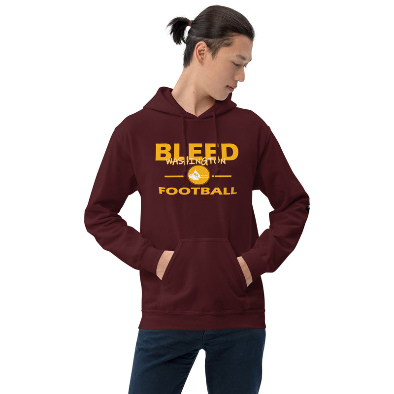 Bleed Washington Football Unisex Hoodie