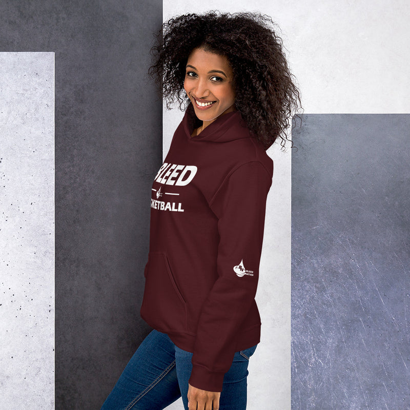 Unisex Bleed Basketball Printed Hoodie - Clothing Online