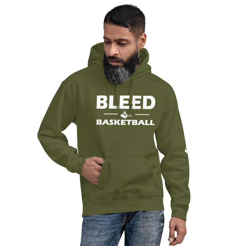 Unisex Bleed Basketball Printed Hoodie - Clothing Online