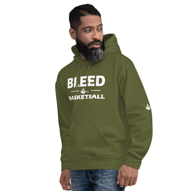 Unisex Bleed Basketball Printed Hoodie - Clothing Online
